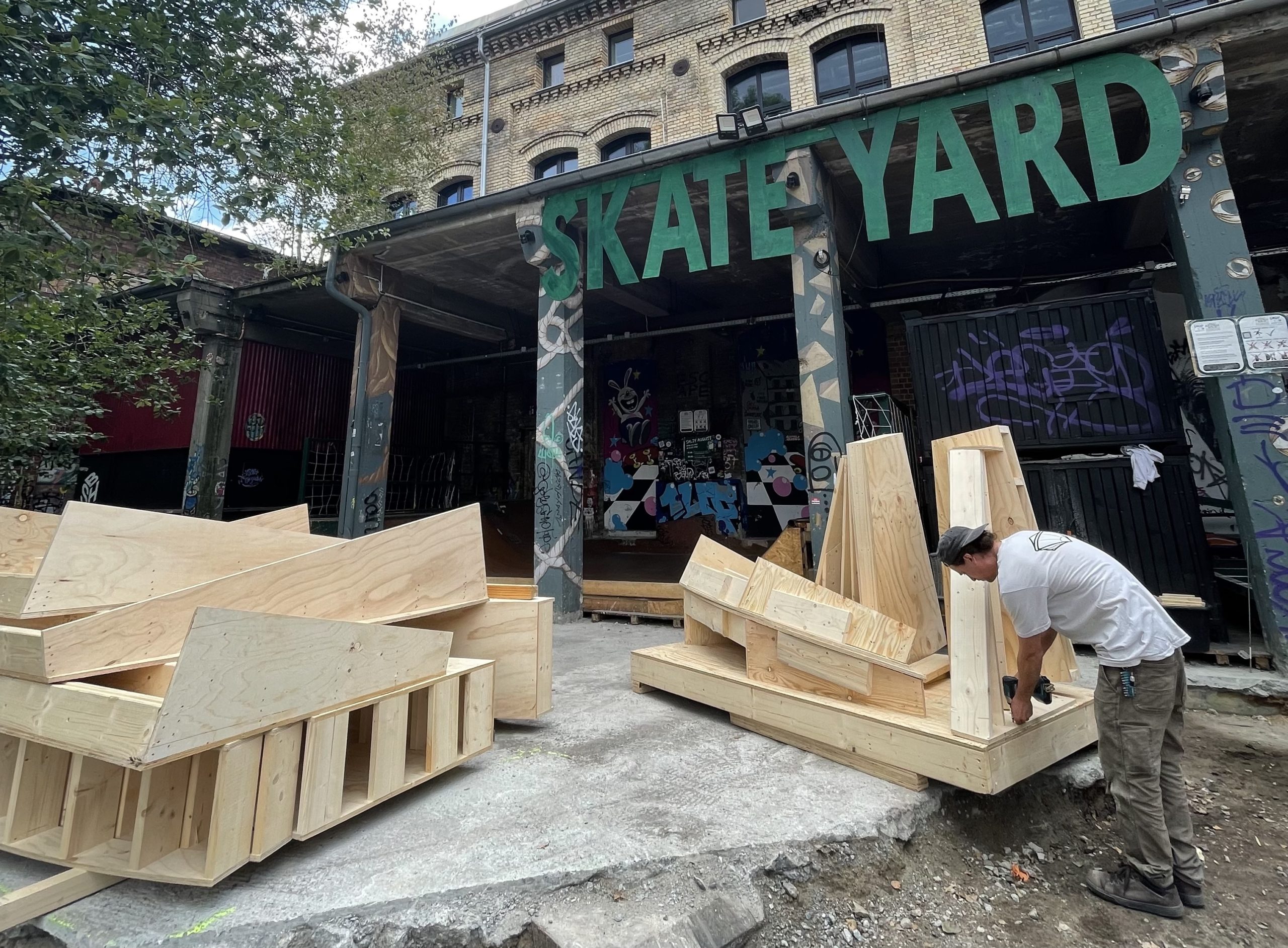 Skatehalle Berlin SKATE YARD Umbau